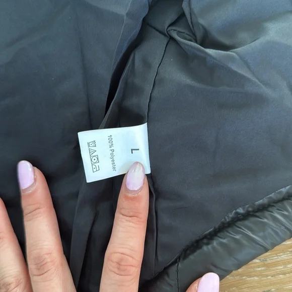 The Dog Face Black Puffer Jacket - Picture 6 of 10